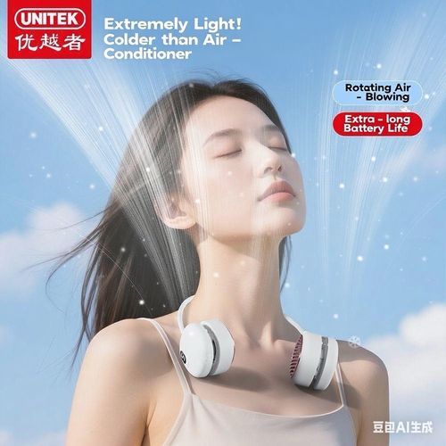 Custom Outdoor Sport Office Rechargeable Handing Fan for Cute Gift Lightweight Wearable Neck Fan Portable Cooling Fan