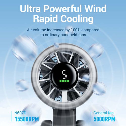 Super Power Portable Cooling Handheld Turbo Portable Folding Personal Fan
