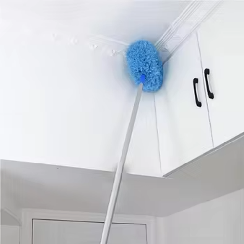 Ring Shaped Fan Blade Cleaning Duster Furniture Ceiling Washable Cleaning Brush Extension Long Pole Microfiber Duster