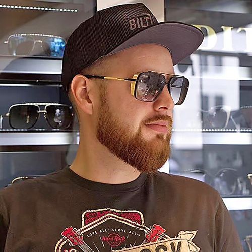 New Fashion UV400 Lens Metal Steampunk Round Sunglasses