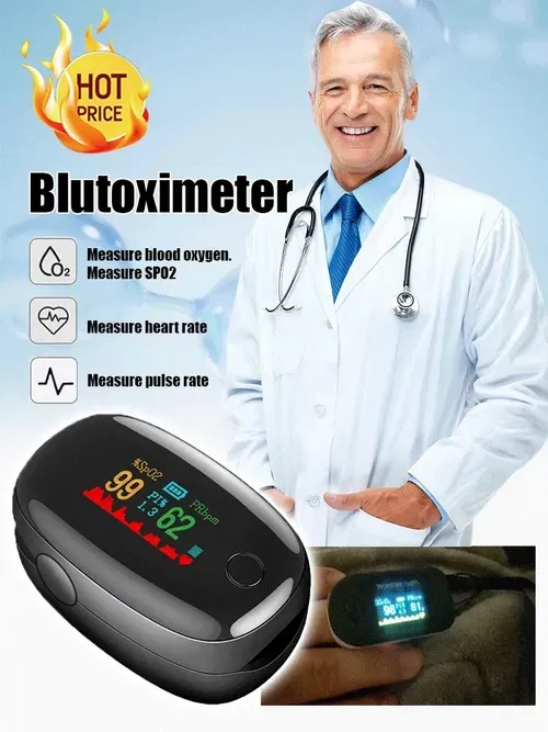 finger clip home blood oxygen saturation monitoring gemstone oximeter