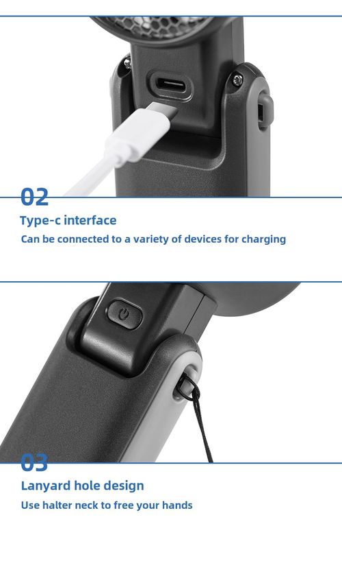 Super Power Portable Cooling Handheld Turbo Portable Folding Personal Fan