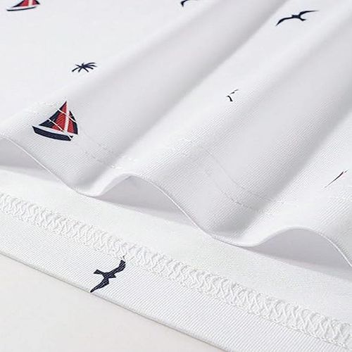 Men's 100% polyester breathable short-sleeved golf shirt, casual slim fit summer top.