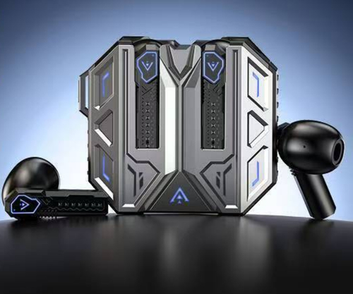 Keychain-style dual-mode wireless X39 stereo noise-canceling gaming headphones with zero latency.