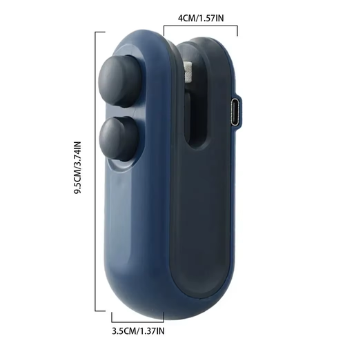 Mini Heat Bag Sealing Machine PackageSealerBags Plastic FoodSealer Clip Bag Handheld Sealer Food Packaging Heat Sealer