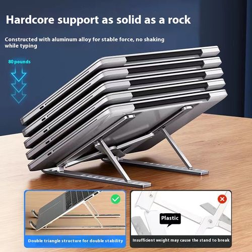 N3 Laptop Bracket Desktop Vertical Thermal Display Bracket Folding Lifting Aluminum Alloy Bracket
