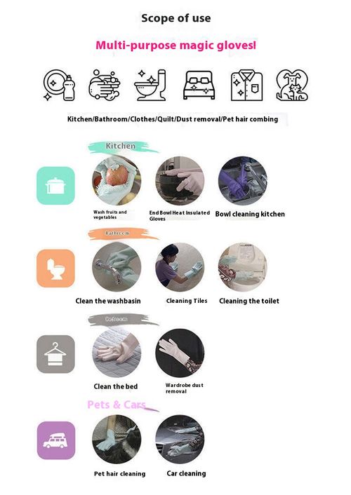 🧤🧤Multifunctional silicone gloves🧤🧤