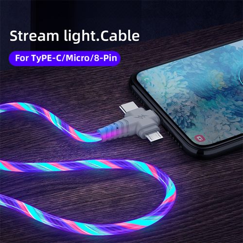 Colorful multi-purpose charging rope