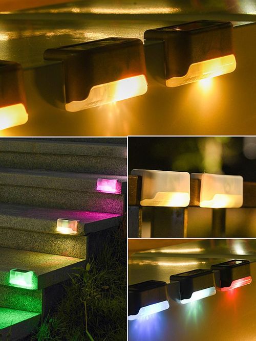 Solar step light Outdoor fence light Fence light Waterproof stair light Garden railing light Solar step light