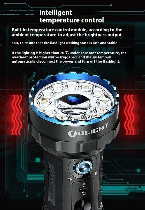 OLIGHT MARAUDER 2 High Power Flashlight Floodlight Outdoor Search Cave Strong Light 14000lm Flashlight