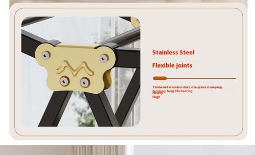 Household drying rack Floor-to-ceiling indoor and outdoor folding pulley airfoil hanger Mobile carbon steel hanger Drying quilt rack