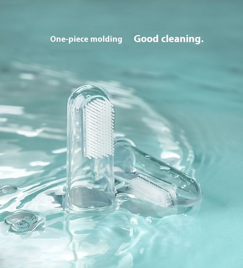 Baby Newborn Finger Toothbrush Child Safety Silicone Baby Toothpaste Belt Box Baby Soft Teeth Cleaning Tool