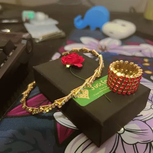 2 in 1 Magic Retractable Ring Bracelet Creative Stretchable twist folding Ring Crystal Rhinestone Bracelet Women Jewelry Gift🎁