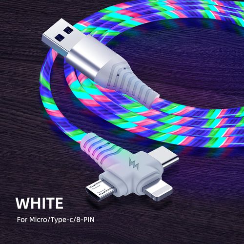 Colorful multi-purpose charging rope