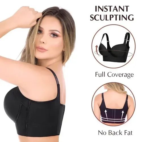 New Comfortable Back Smoothing Bra Size: 40D Color: Black