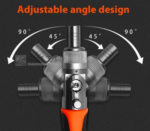 38-In-1 screwdriver set, multi-purpose ratchet wrench, rotatable batch head, household maintenance, machine repair combination tool