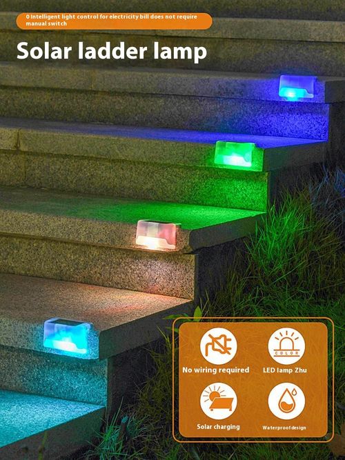 Solar step light Outdoor fence light Fence light Waterproof stair light Garden railing light Solar step light