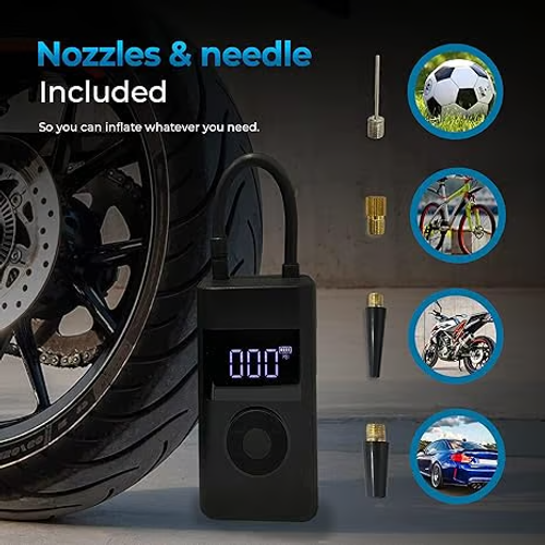 ✨Last Day 49% OFF - Multifunctional Portable Tire Air Pump⭐
