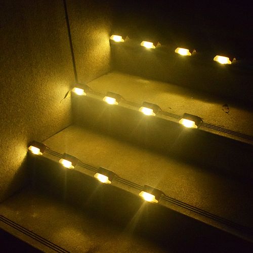 Solar step light Outdoor fence light Fence light Waterproof stair light Garden railing light Solar step light