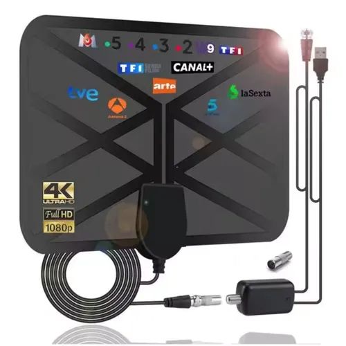 3600Miles Digital Antenna TV Indoor Signal Amplifier 4K UHD