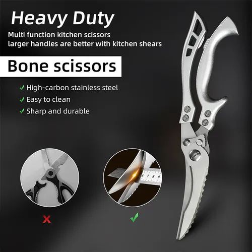 Kitchen chicken bone shears