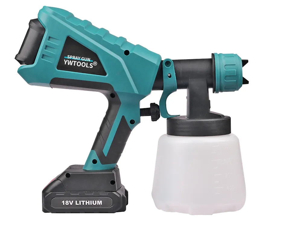 Cordless Electric Spray Gun 3Nozzle Flow Control Airbrush High Power Paint Sprayer Airbrush For Makita