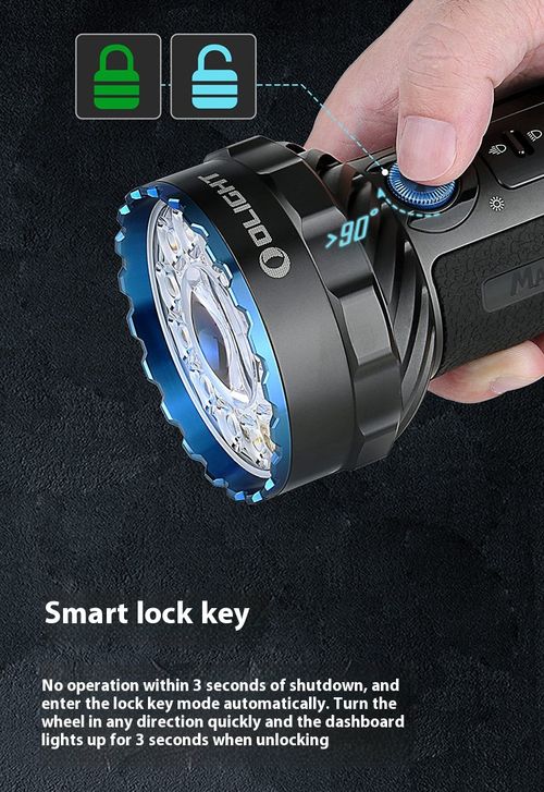 OLIGHT MARAUDER 2 High Power Flashlight Floodlight Outdoor Search Cave Strong Light 14000lm Flashlight
