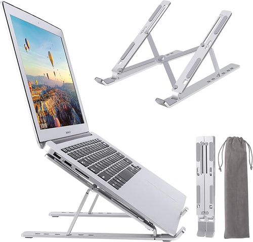 💻💻Laptop stand - Aluminum alloy - Foldable laptop desk heightening and heat dissipation flat support bracket💻💻