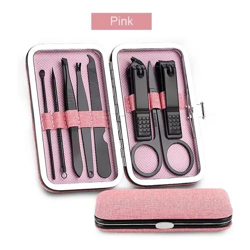 Professional nail care set stainless steel nail clipper set, gift for girls' wedding and birthday.