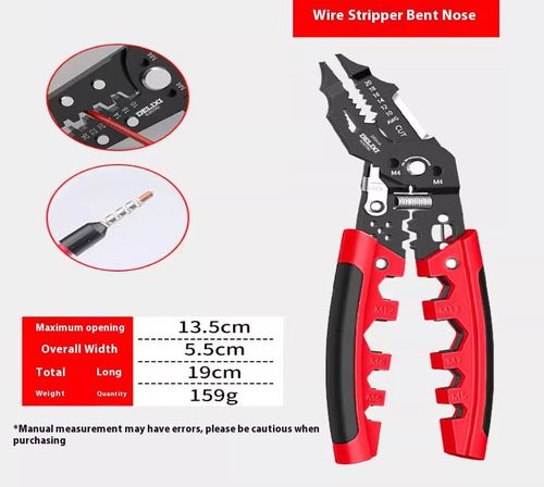New style multi-functional 28-in-1 electrical wire stripper, special tool for electricians for wire cutting and stripping.