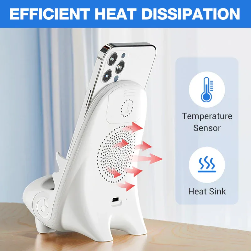 2025 creative mobile phone holder, vertical small chair, wireless charger, lazy mobile phone holder, drama chasing support frame