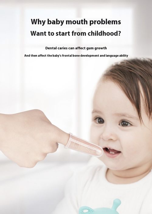 Baby Newborn Finger Toothbrush Child Safety Silicone Baby Toothpaste Belt Box Baby Soft Teeth Cleaning Tool