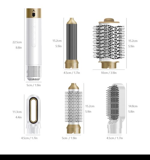 High-speed hair dryer 110,000 to multi-head curling iron Multifunctional straight curling dual-purpose automatic curling iron Removable