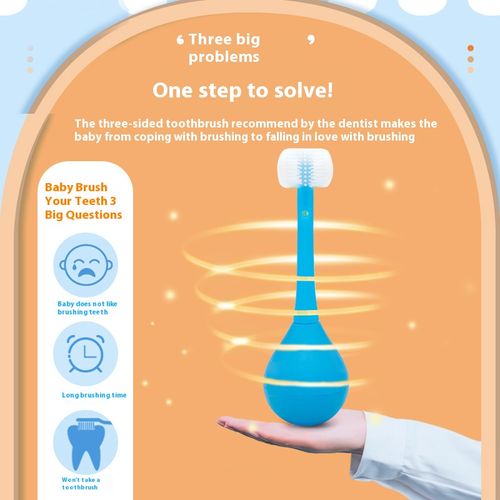 👶👶👶Three-sided Children's Toothbrush👶👶👶