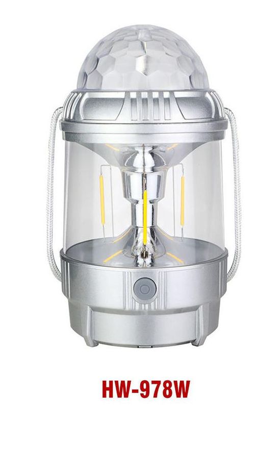 Lantern camping light led square dance lights multi-functional outdoor stage lights colorful rotating tent lights