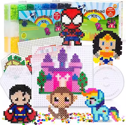 Wholesale Stock Original Uken Iron Beads Juguetes Para Nias Children's Crafts Set Fuse Beads, Hama Beads, Perler Beads