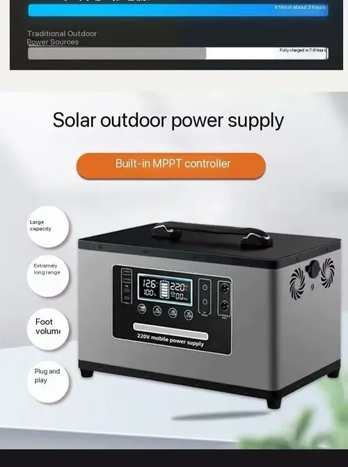 🔥🔥🔥Solar panel charging Outdoor power supply