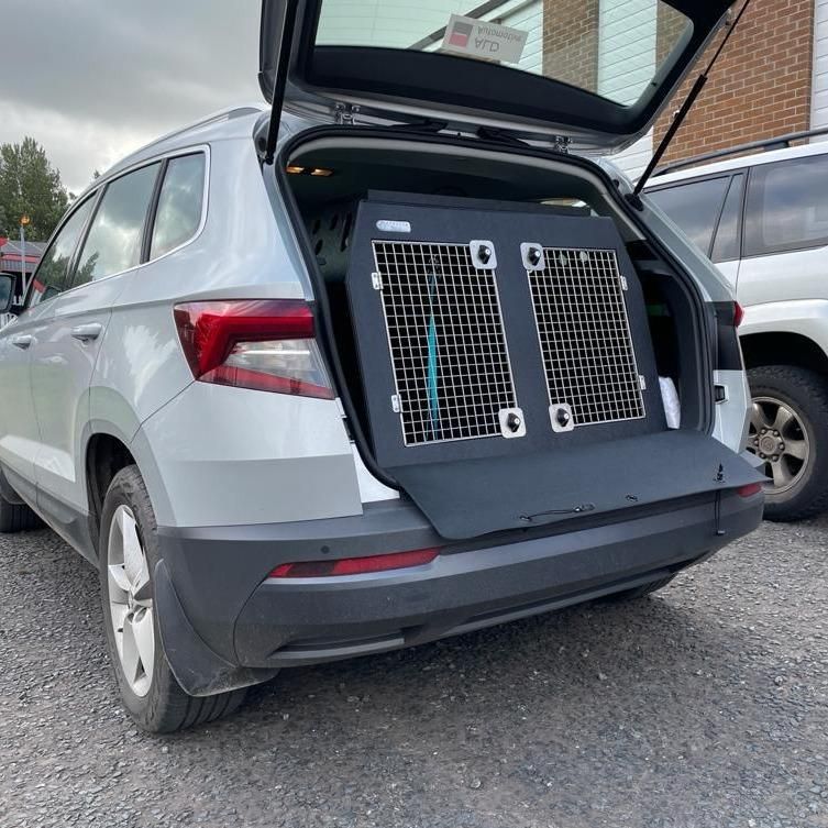 Skoda Karoq Raised Boot | 2017-Present | Dog Travel Crate | The DT 7