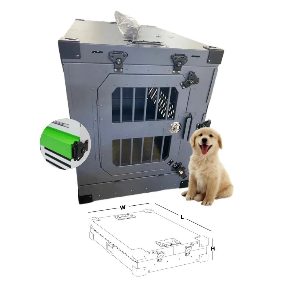 hot sale expandable Aluminum pet carrier crates,foldable transport pet dog carrier airline Dog Kenels