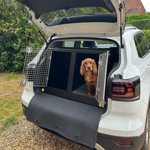 Custom Outdoor Dog Kennels for Sale Volkswagen T Cross | 2018–Present | Dog Car Travel Crate | DT 24