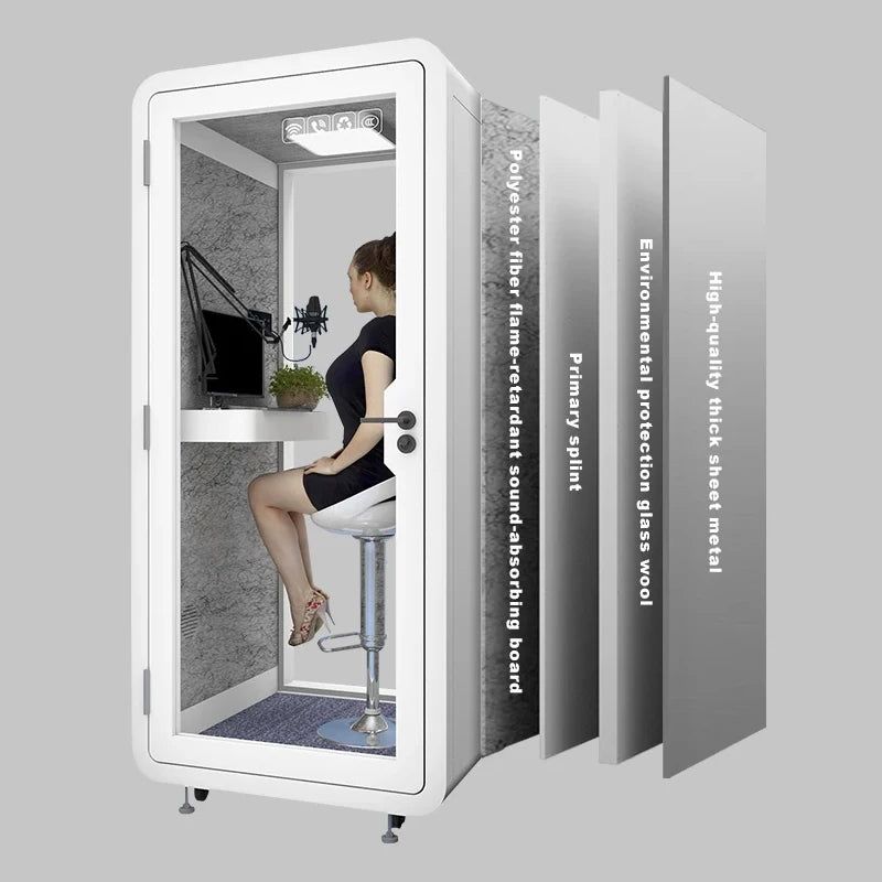 Single people soundproof pod  soundproof office booth room telephone booth space office personal pod