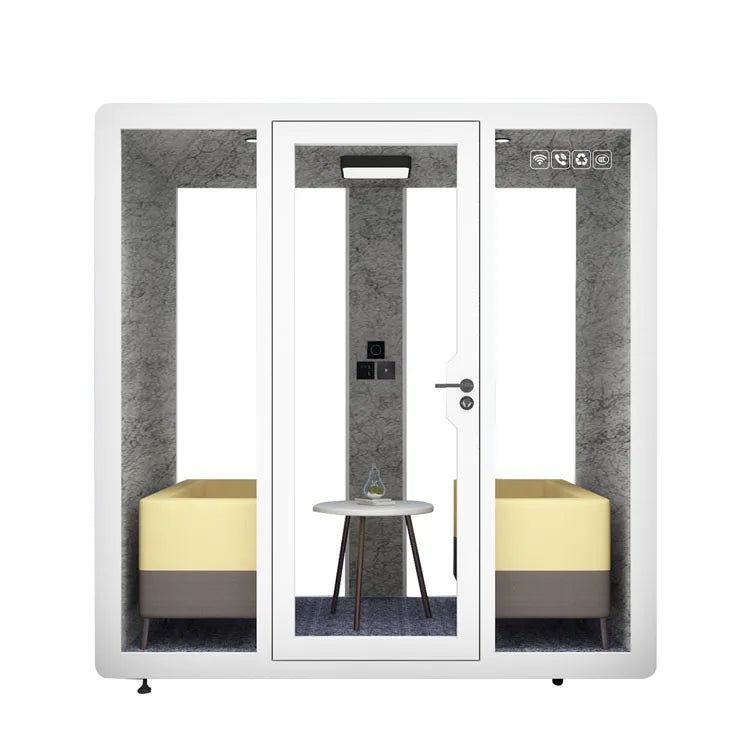 2023 Popular Soundproof Booths Offices Mobile Office Pod Movable Acoustic Soundproof Silent Office Meeting Pod