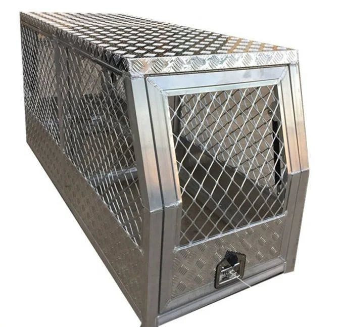 Aluminum UTE Dog Cage Box 4x4 Pigging Hunting dog crate aluminium tool box ute