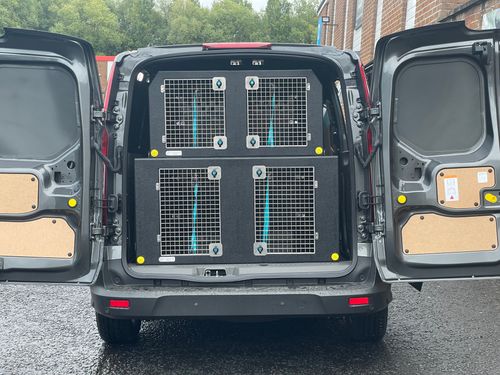 Commercial Dog Kennel Manufacturers Dog Van Kit | Peugeot Partner | 2008-Persent |Double stack | DT VS1