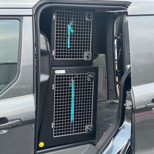 Low MOQ and Customized Dog Portable Metal Cage Kennels Manufacturer Dog Van Kit | Toyota Proace City | 2020-Present | Double stack side door | DT VS550