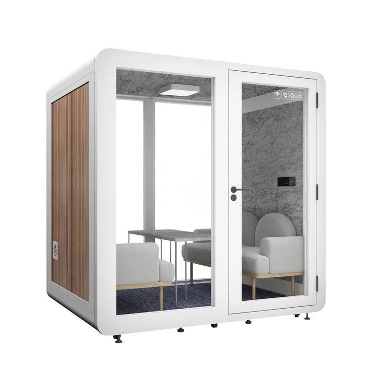 Orm Odm Acoustic Modern Office Movable Meeting Room Office Cabin Music Room Noise Reduction for 4 people use