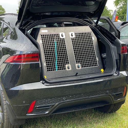 Heavy duty, indoor & outdoor, stainless steel, commercial grade dog kennels Jaguar E-PACE | 2017-Present | Dog Travel Crate | The DT 9