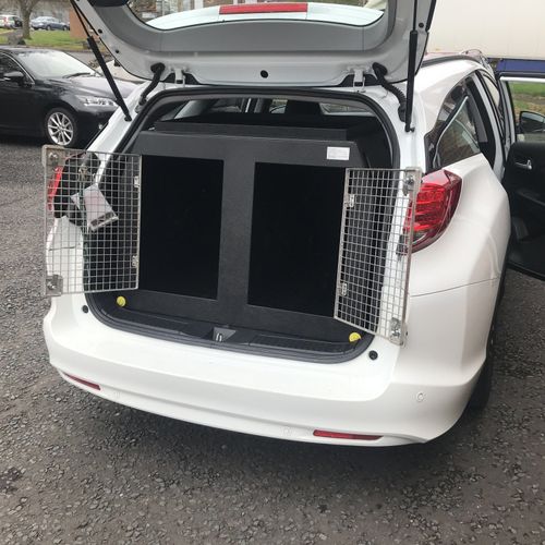 Custom Outdoor Dog Kennels for Sale Honda Civic Tourer | 2014-2017 | Dog Travel Crate | The DT 3