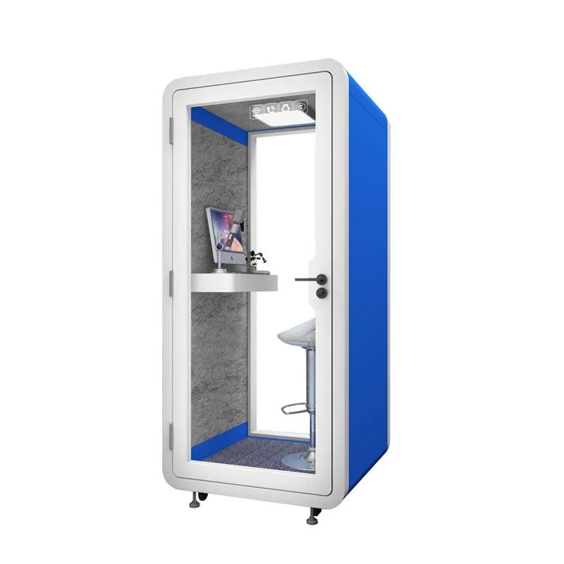 Sheet metal noise insulation booth movable sound proof booth insulate office meeting pod modular office pod