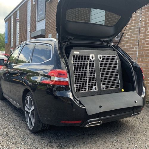 Low MOQ and Customized Dog Portable Metal Cage Kennels Manufacturer Peugeot 308 SW Estate | 2017-2021 | Dog Travel Crate | The DT 3